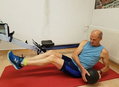 Russian twist exercise